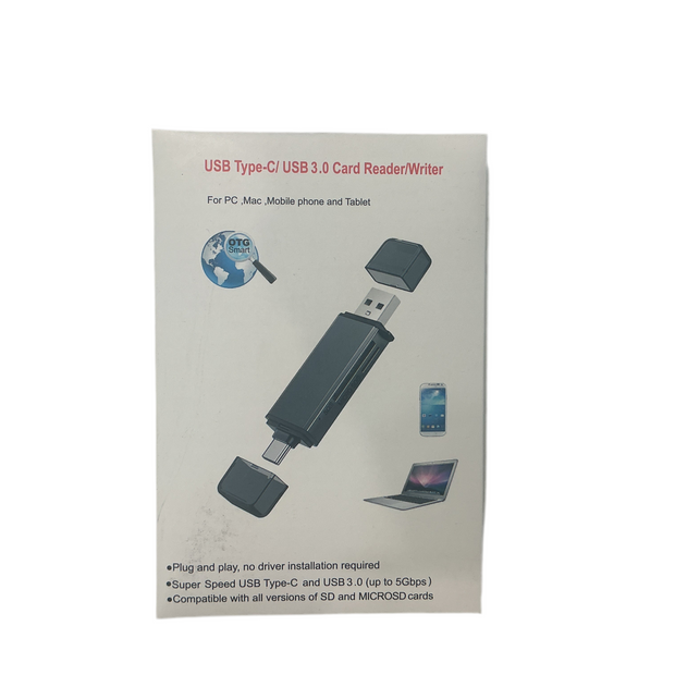 USB Type-C/USB 3.0 Card Reader