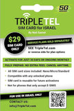 TripleTel SIM Card for Israel