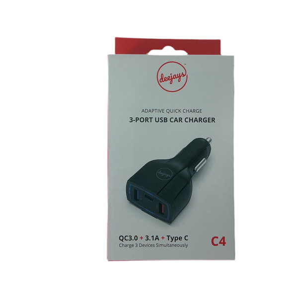 3 Port Car Charger