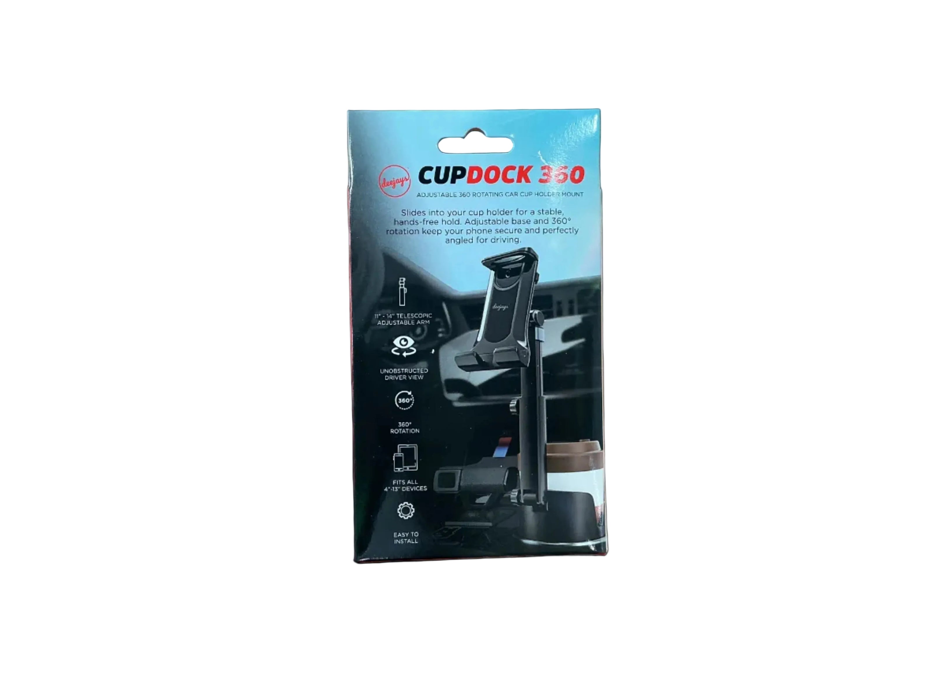 Phone And Tablet Mount Cup Holder