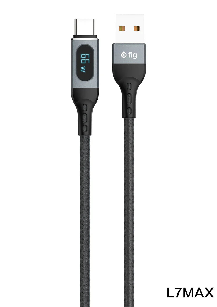 Fig Fast Charge Cable w/ Display