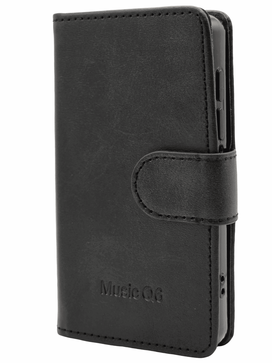 Leather Book Case for Q6 MP3 Player