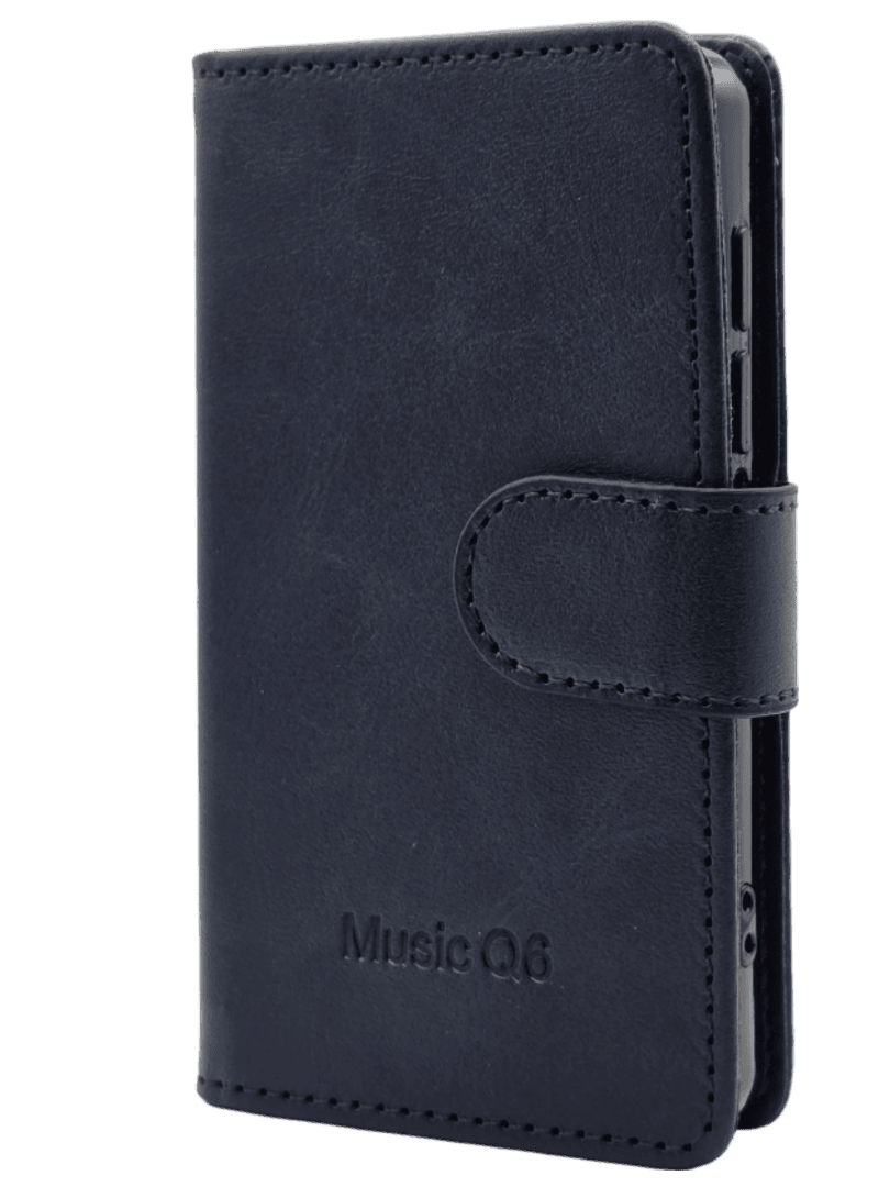 Leather Book Case for Q6 MP3 Player